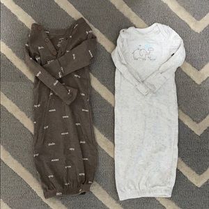 Set of Carter’s newborn (NB) sleep sacks